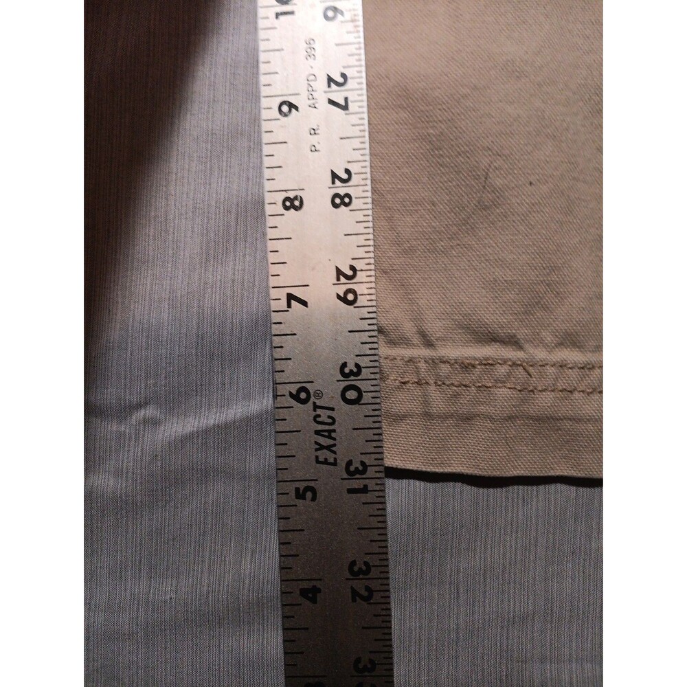 Patagonia Organic Cotton Pants Mens 40x31 Tan Khaki Baggy 10" Wide Leg - Picture 6 of 6